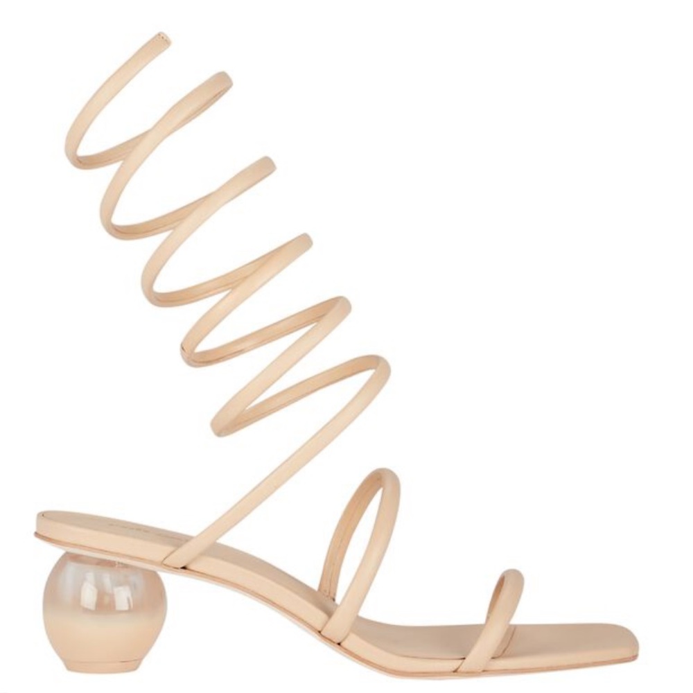 Cult Gaia Spiral Sandals in Nude